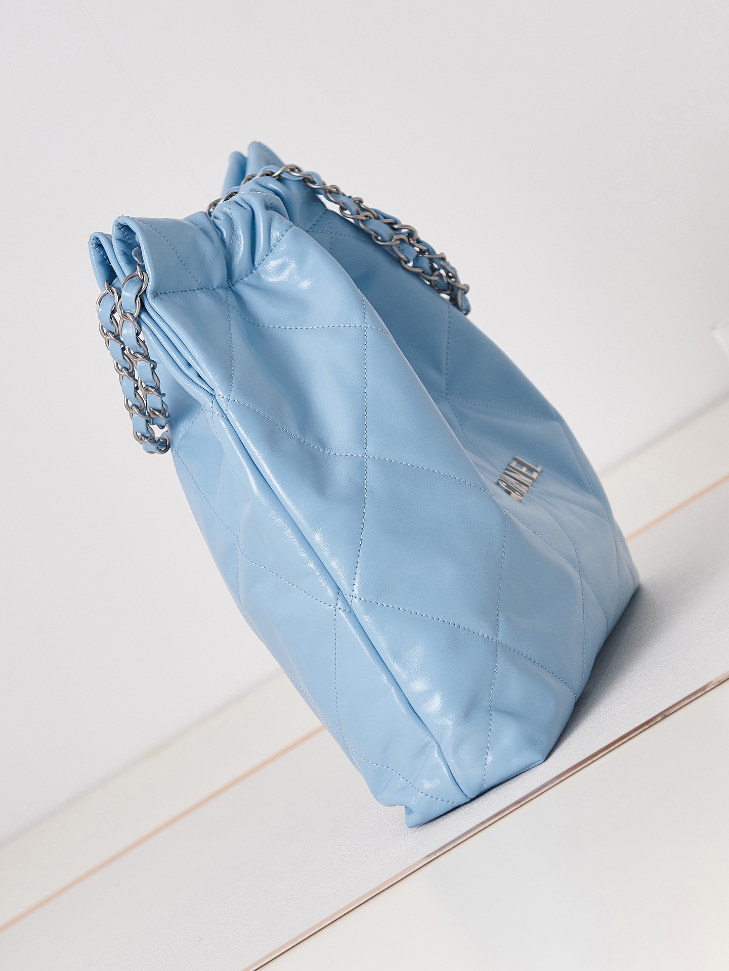 Calfskin 22 Handbag Shoulder Bag AS3261 Light Blue